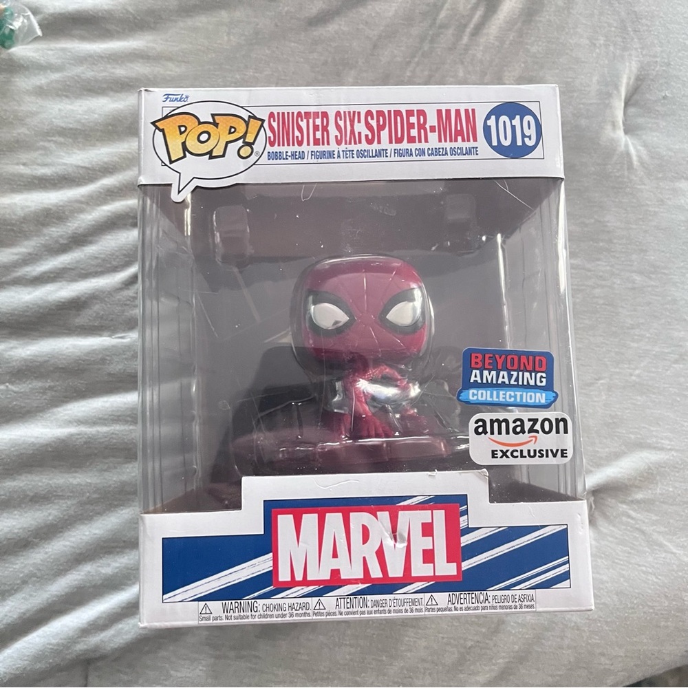 Funko Pop Sinister Six Spider-Man Red and Black